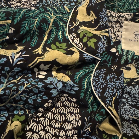 NWT Printfresh Pajamas - Dashing Deer - Size 2X - Picture 6 of 7